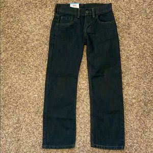 Kids 514 Slim Straight Black Levi’s. NWT!!